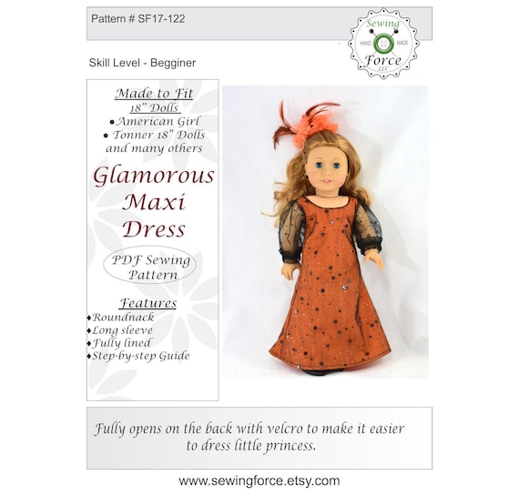 etsy 18 inch doll clothes