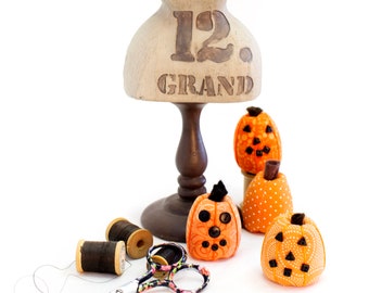 Jack Be Little: A Jack O'Lantern Pincushion PDF Pattern