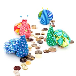Escargot: A snail pincushion pattern