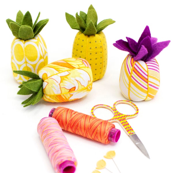 Pineapple Crush: A Pineapple Pincushion PDF Pattern