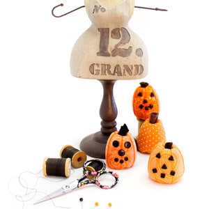 Jack Be Little: A Jack O'Lantern Pincushion PDF Pattern