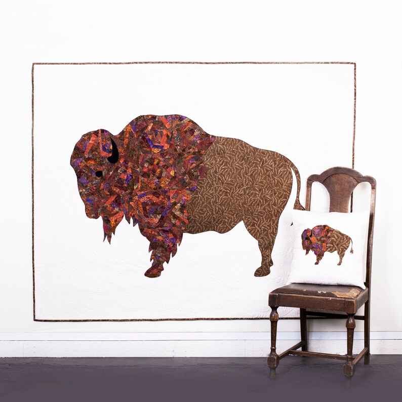 Roam A Buffalo Quilt Pattern Etsy