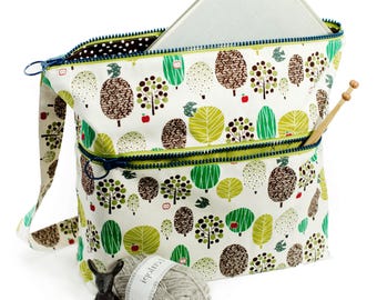 Project Double Zip Tote Bag Pattern PDF