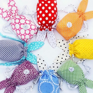 Patrón PDF de la bolsa con cordón "Soy todo oídos"