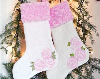 Christmas Roses: A Christmas Stocking Pattern