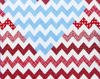 Yankee Doodle Sweetheart Quilt-Muster PDF
