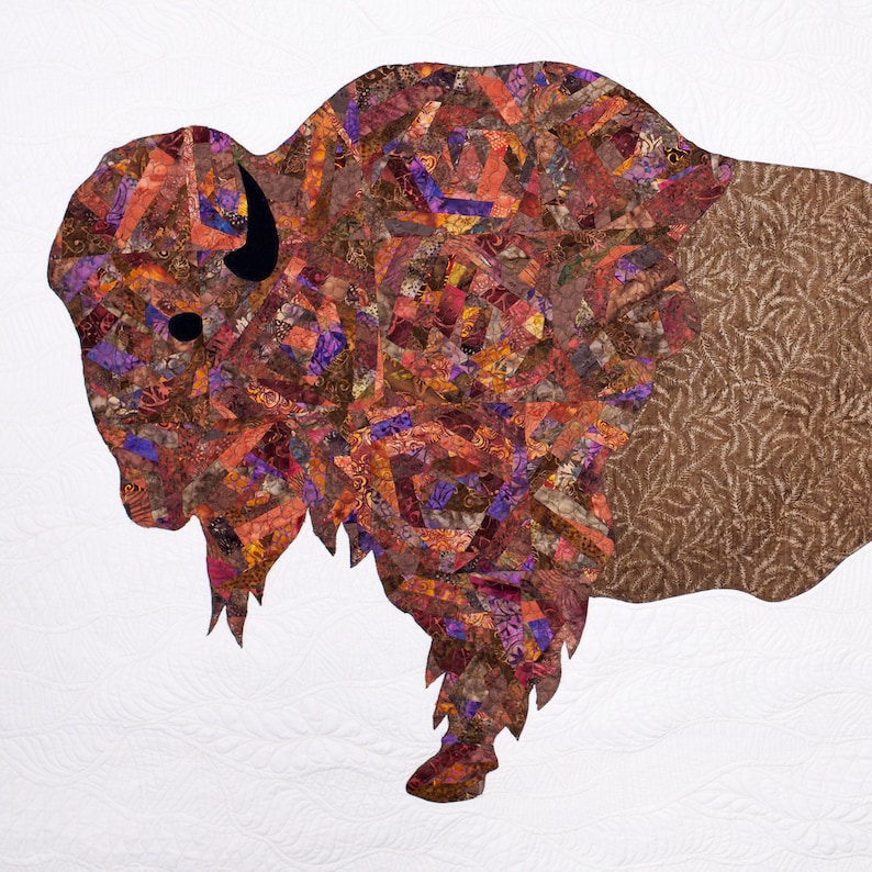 Roam A Buffalo Quilt Pattern Etsy