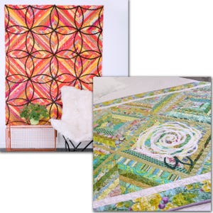 Paquete de patrones de colcha de tiras en PDF