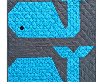 Whale, Hello There Quilt Block Pattern PDF
