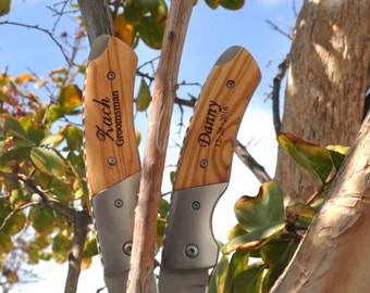 SET OF 8 Engraved Knife,Engraved Groomsmen Gift, Engraved Pocket Knife ,Best Man gift ,Knife Engraved , Personalized Gifts Knife