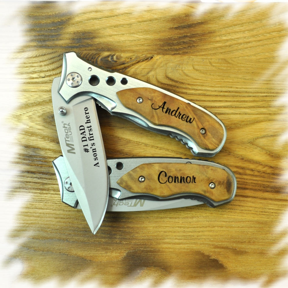 Dad GiftEngraved Pocket Knife Tactical Knife Rescue Knife Etsy