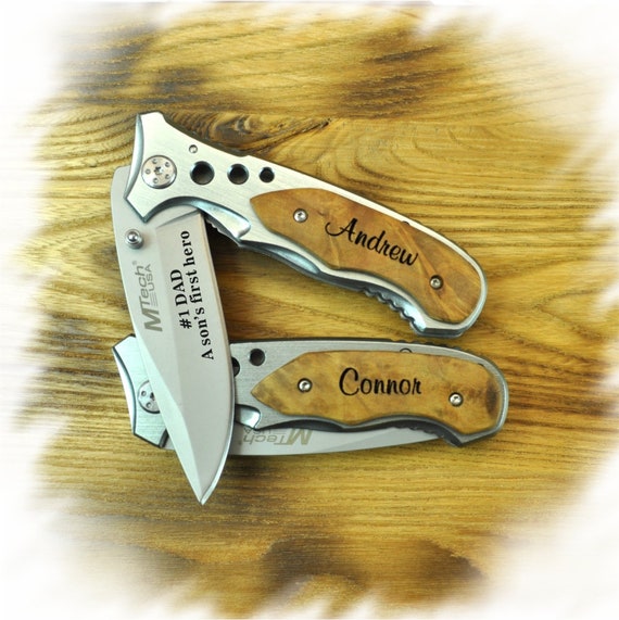 Engraved Pocket Knife rescue Knife Engraving Engraved Knife Etsy