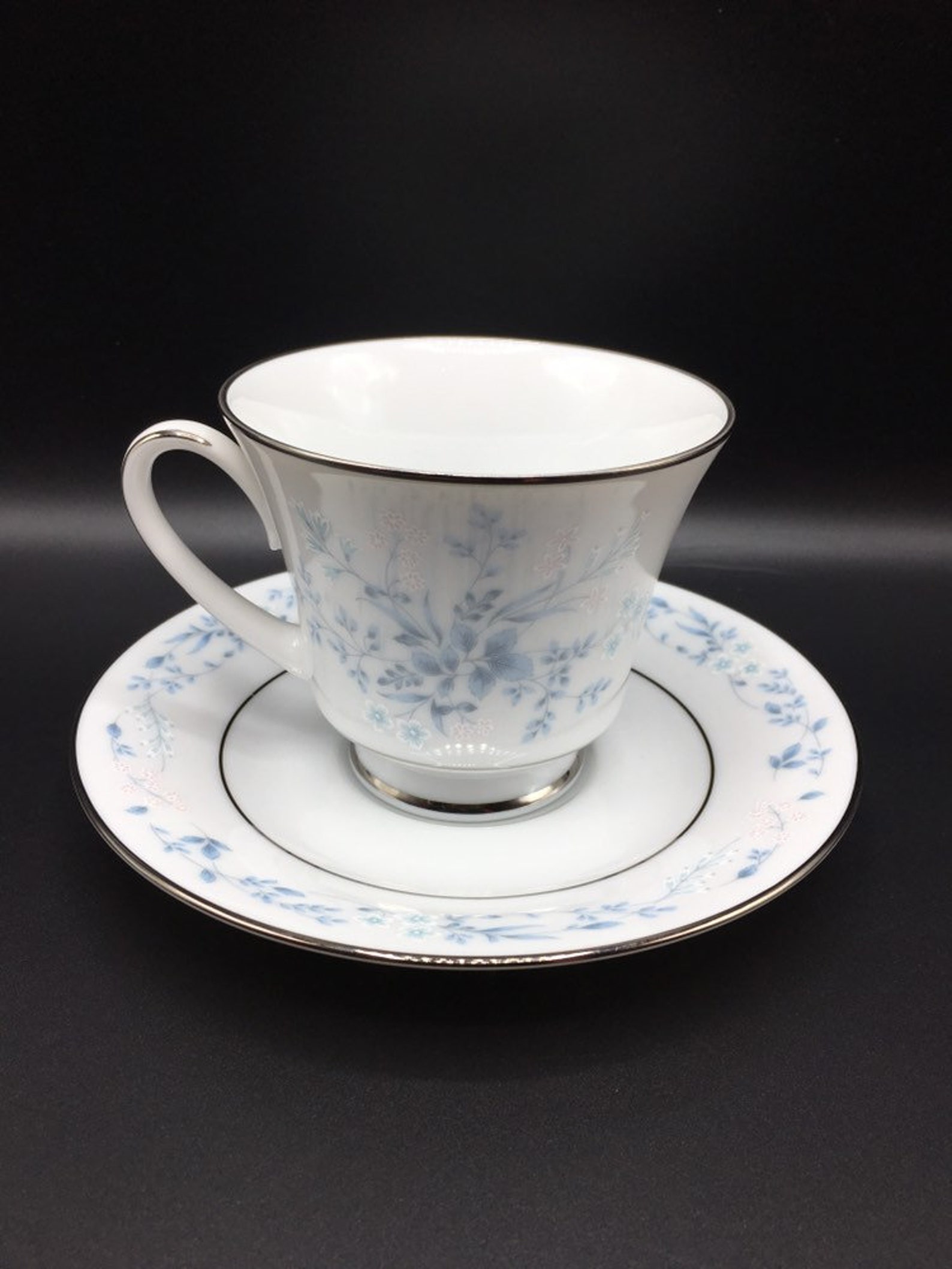 Replacement Noritake Carolyn Contemporary Cup and Saucer Set of 2 Etsy