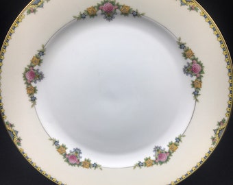 Replacement Noritake "M" Severy China Dinner Plate-Set of 2 ~