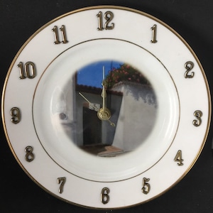 Mexican Villa Exclusive Clock By Nicholas Tesluk-8 inches !!