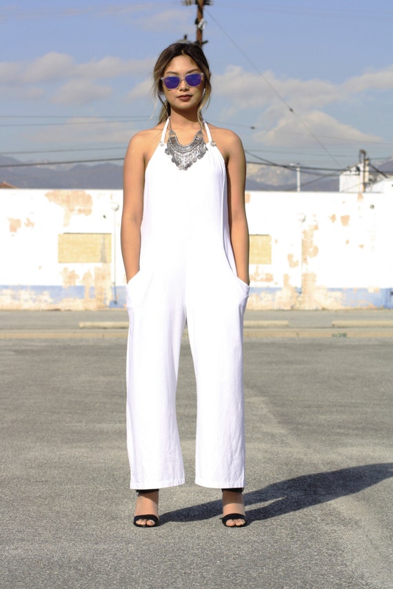 etsy white jumpsuit