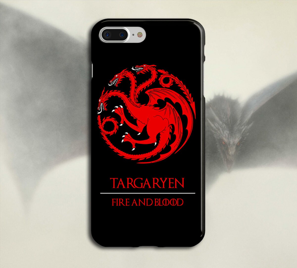 Targaryen x Fire and Blood x Game of Thrones Phone Case iPhone Etsy