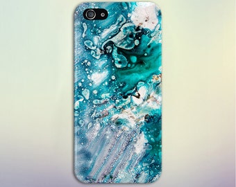 Turquoise Marble x Grey Stone Phone Case Texture iPhone 6 iPhone , iPhone 14, Tough iPhone Case Galaxy s22, Galaxy Case Handmade CASE ESCAPE