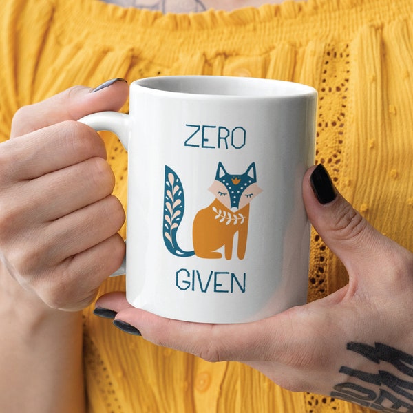 Zero Fox Given Mug Etsy