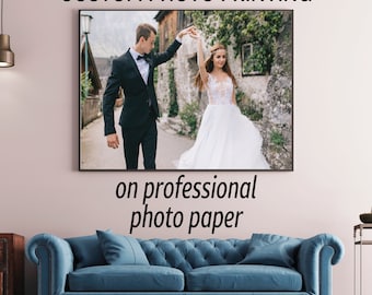 Custom Photo Printing, Family Photo Prints, Print On Demand, Art Print On Photo Paper, Personalized Poster, Wedding Photo, Baby Photo Print