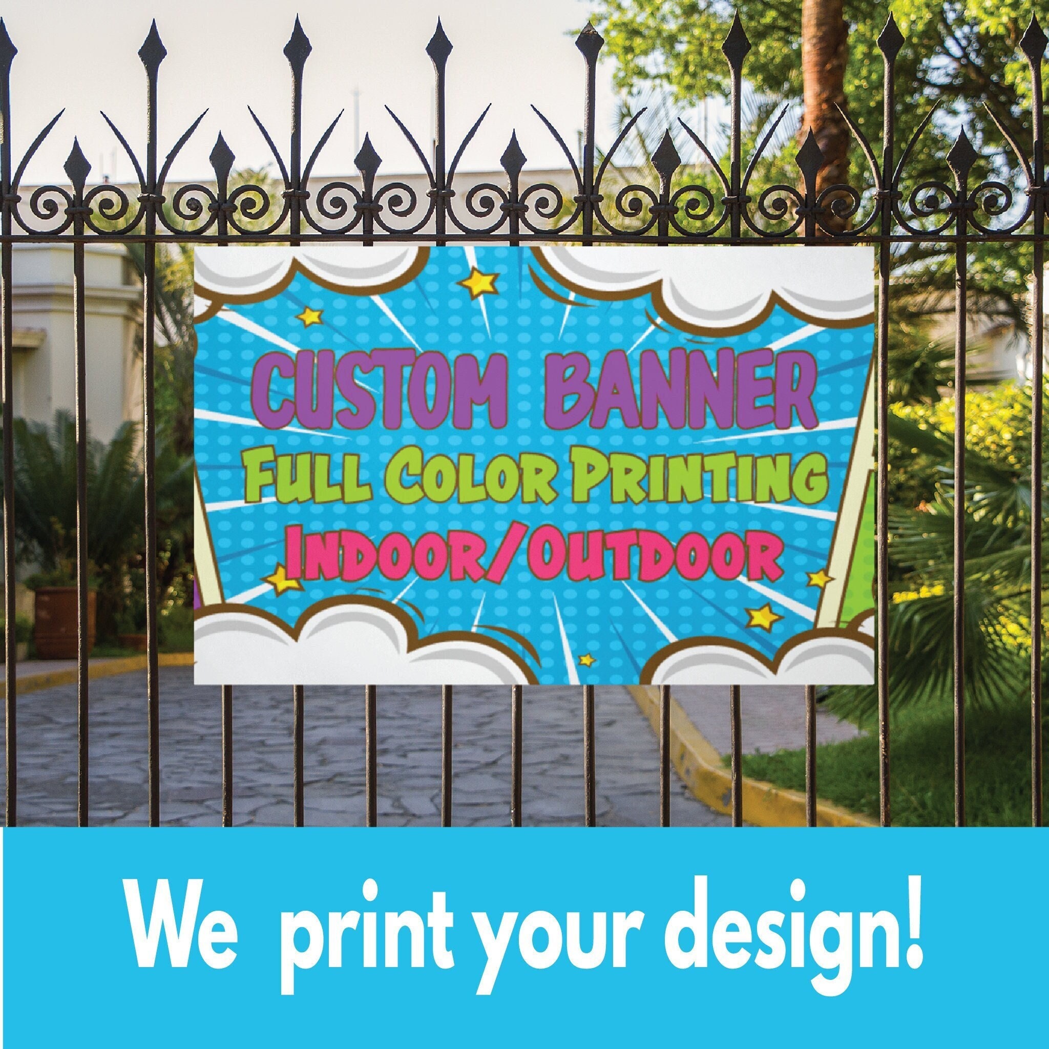 Cutom Rafter Banner Custom Banner, Personalized Banner Printing, Trade Show Banner, Event ...