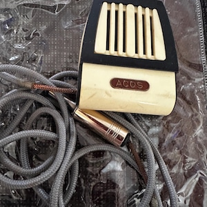 Vintage 1950er 50er Jahre ACOS Mikrofon für AEG Magnetophon KL 65 Tonbandgerät.