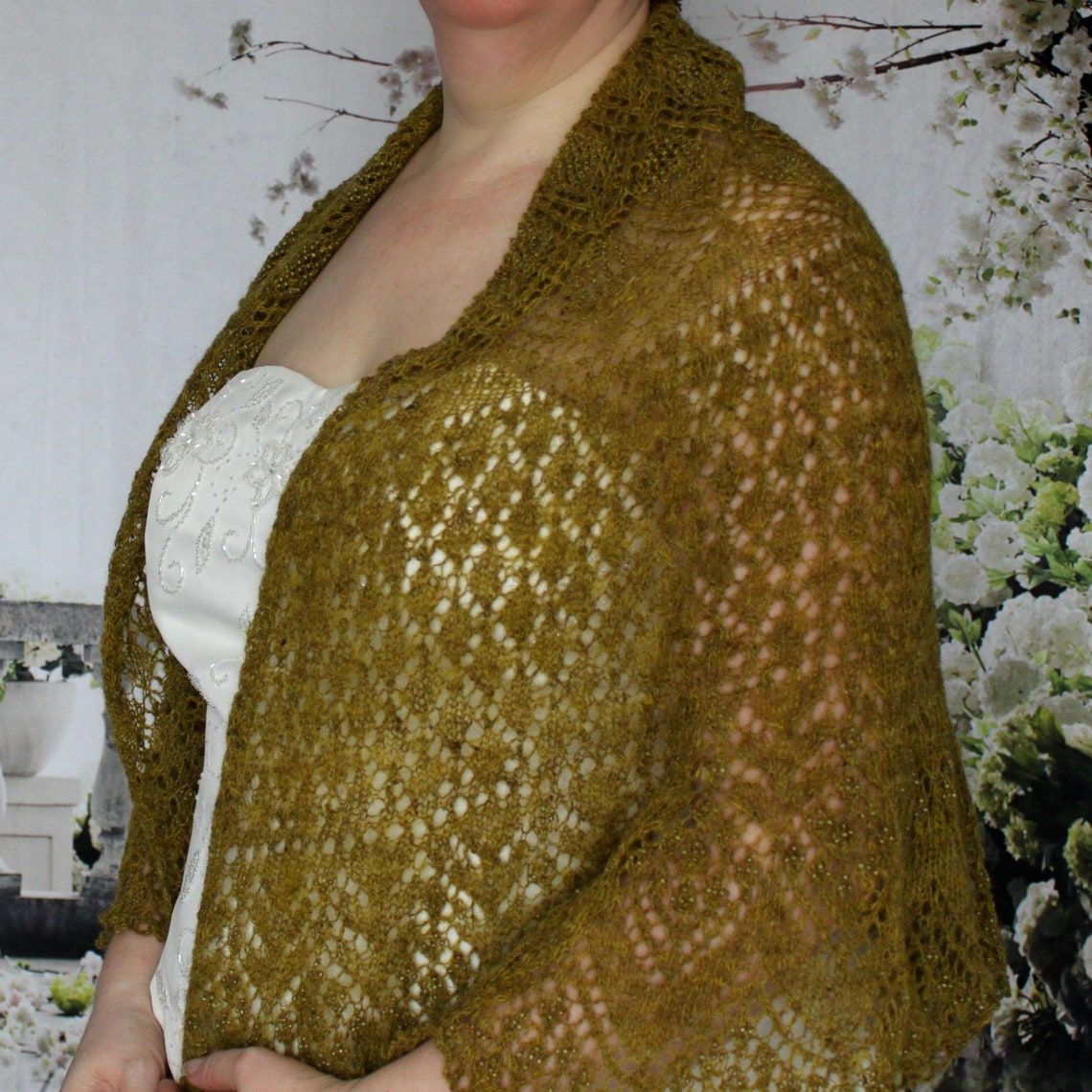 beaded bridal shawl