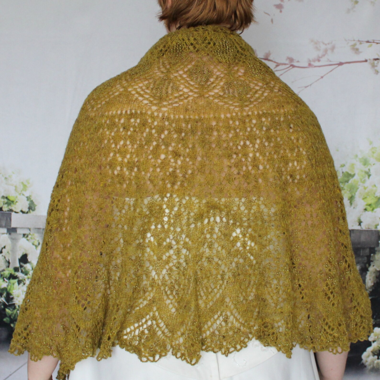 beaded bridal shawl