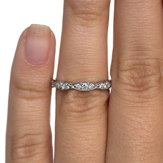 3 stone eternity ring