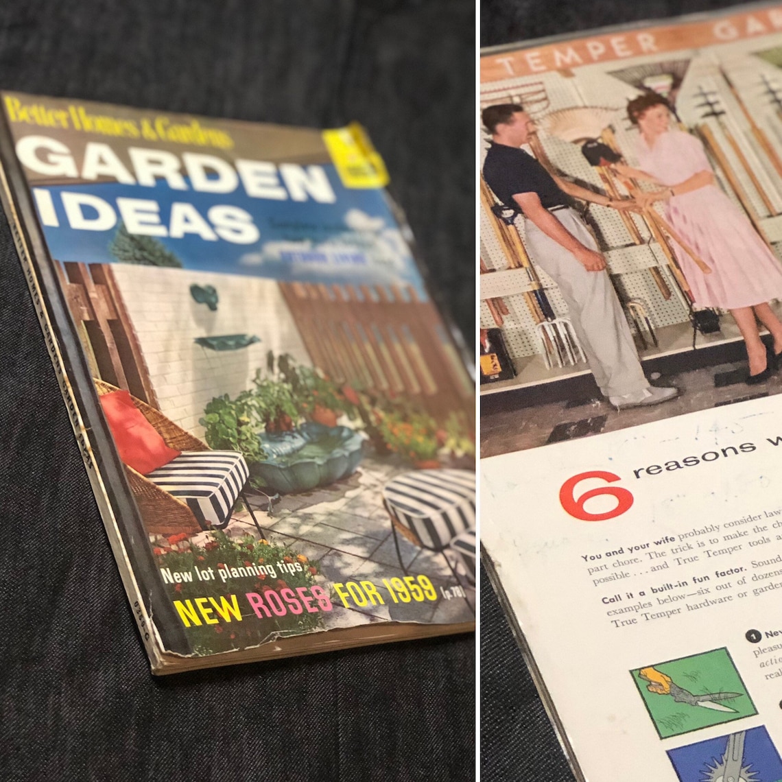 1959 Better Homes & Gardens Garden Ideas Magazine Etsy