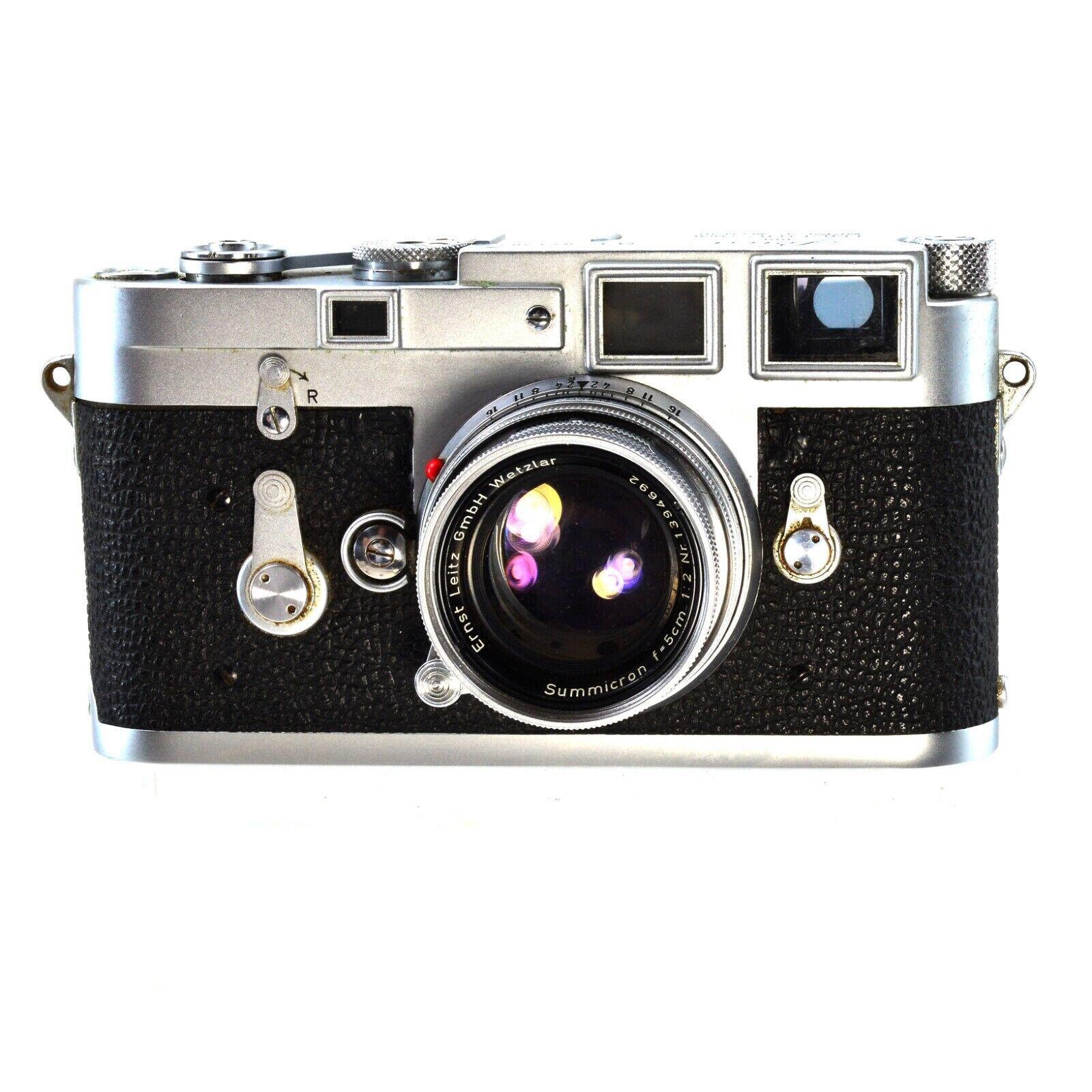 M3 Leica Camera DBP #843283 Ernst Leitz Wetzlar With M3 Leica Camera DBP #843283 Ernst Leitz Wetzlar With