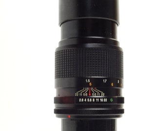 Asanuma auto tele 1:28 F 135 mm, clean, great inexpensive starter lens or for ba
