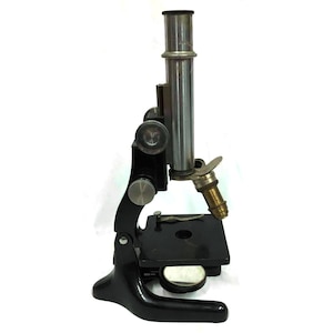 Bausch & Lomb Optical co. microscope with rare chrome outer tube