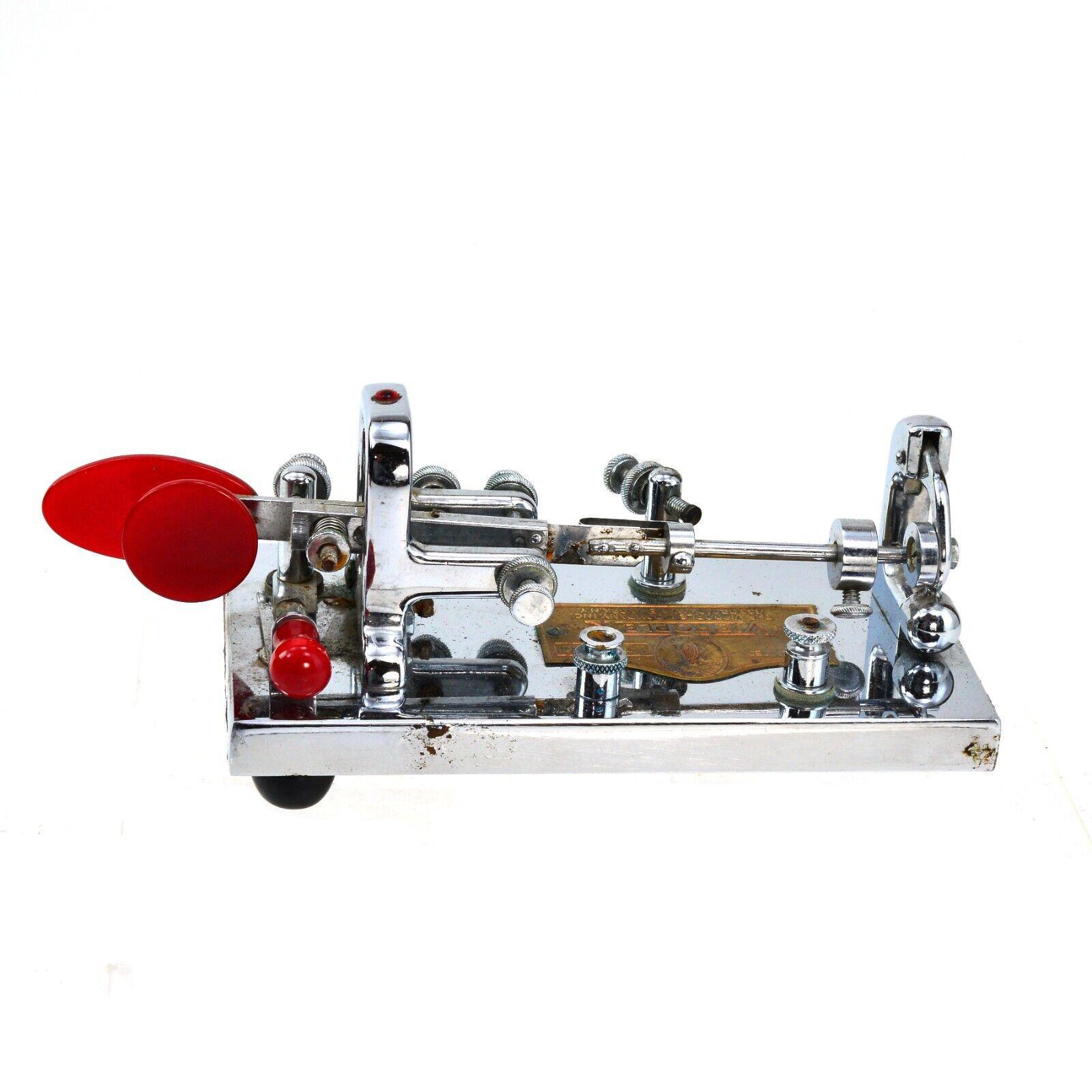 VIBROPLEX 電鍵 VIBROPLEX BLACK STRAIGHT KEY 縦振電鍵