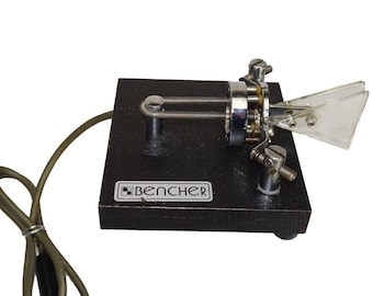 Vintage Bencher Iambic Paddle: 1970s Radio Code Keyer
