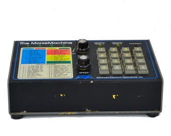 Ham Radio trainer AEA Morse Trainer Machine working with power supply, word generator, and many features