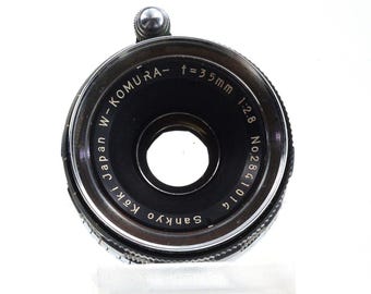 Sankyo Koki W-xomura 35mm F/2.5 Lens Manual Focus W/ 1 Cap - Etsy