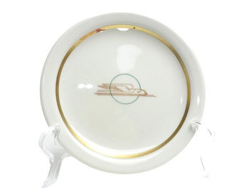 Union Pacific Railroad Winged Zephyr Streamliner China salad plate 6.5" 4473