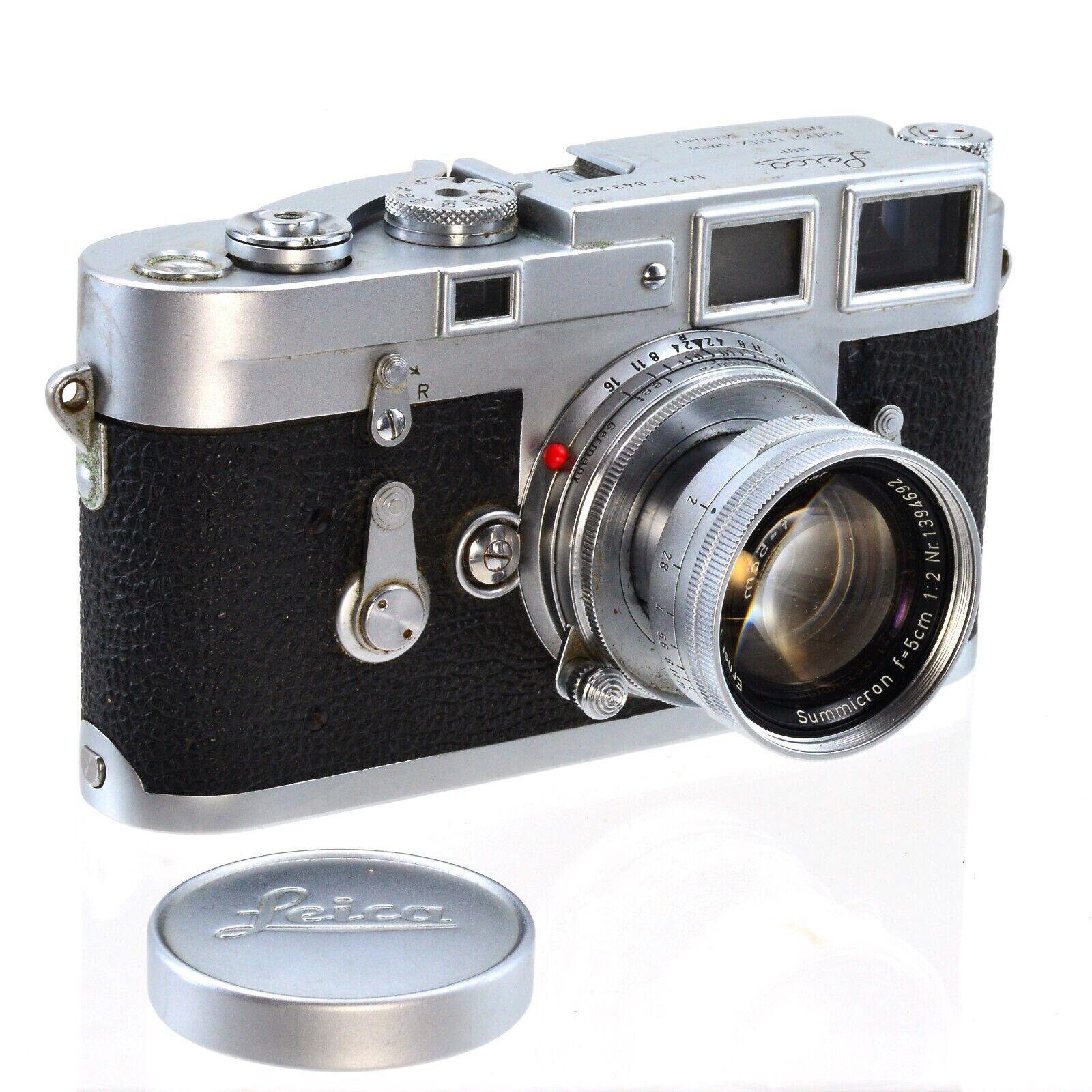 M3 Leica Camera DBP #843283 Ernst Leitz Wetzlar With M3 Leica Camera DBP #843283 Ernst Leitz Wetzlar With