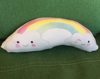Rainbow Pillow Plushie
