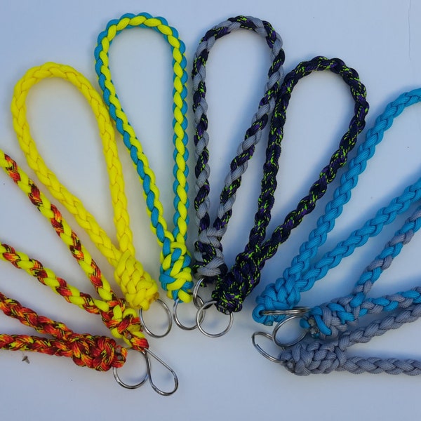 550 Paracord Wrist Strap Keychain, Lanyard, Bracelet