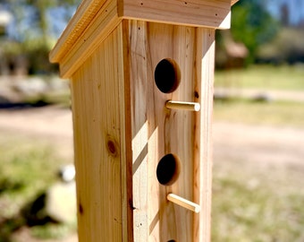 6 Familie Ceder Vogelhuisje