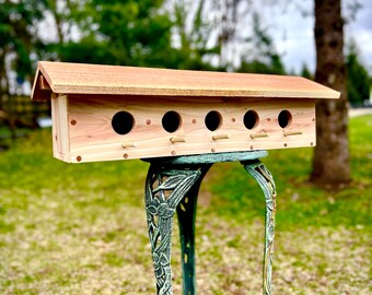 5 Familie Ceder Vogelhuisje