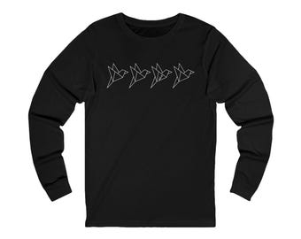 Parchment Larks Long Sleeve Tee | When the Moon Hatched