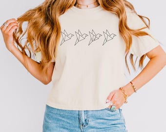 Parchment Larks When the Moon Hatched Crop Tee Nee Bookish merch romantasy bookish book lover booktok merch librariancore book lover gift