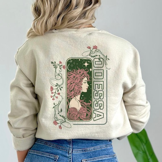 Odessa Cross Sweatshirt | Shield of Sparrows - Etsy