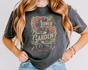 Lower Garden The Serpent and the Wolf crop top Vaasa Book girly Bookish merch romantasy bookish lover booktok merch librariancore book gift