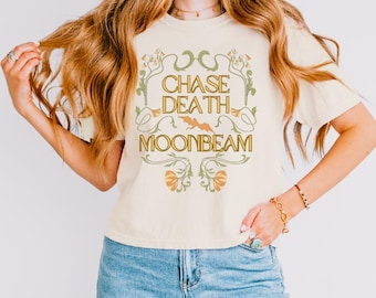 Haut court motif rayon de lune Death Chase | Quand la lune a éclos