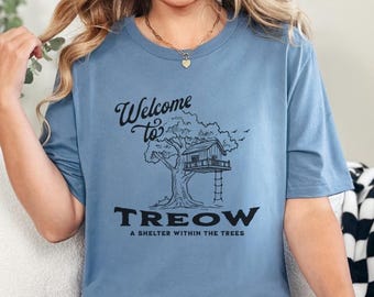 Treow Baumhaus T-Shirt | Schild der Spatzen