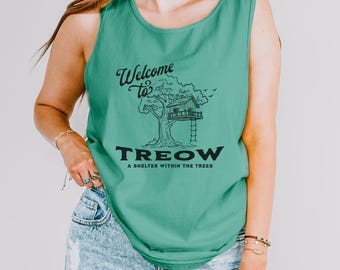 Treow Treehouse Tank Top | Shield of Sparrows